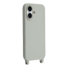 A-One Brand - iPhone 17 Mobilskal TPU med Hål för Rem - Grå