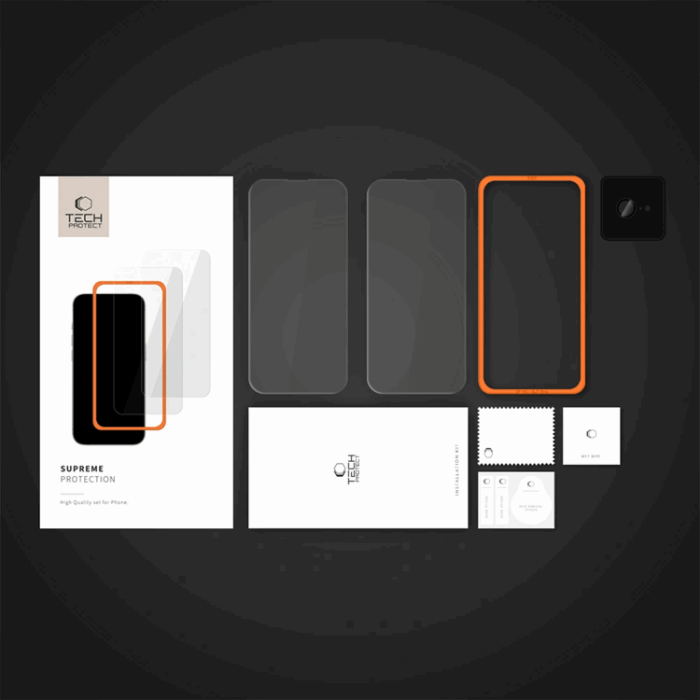 Tech-Protect - Tech-Protect [3-Pack] iPhone 16e Härdat Glas Skärmskydd Supreme