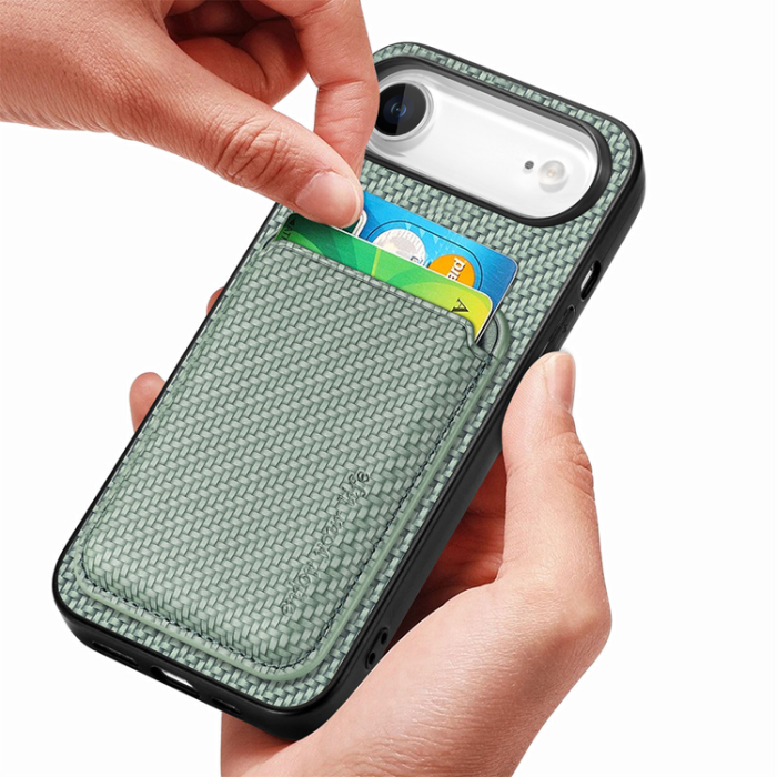 A-One Brand - iPhone Air Mobilskal Detachable Korthållare - Grön