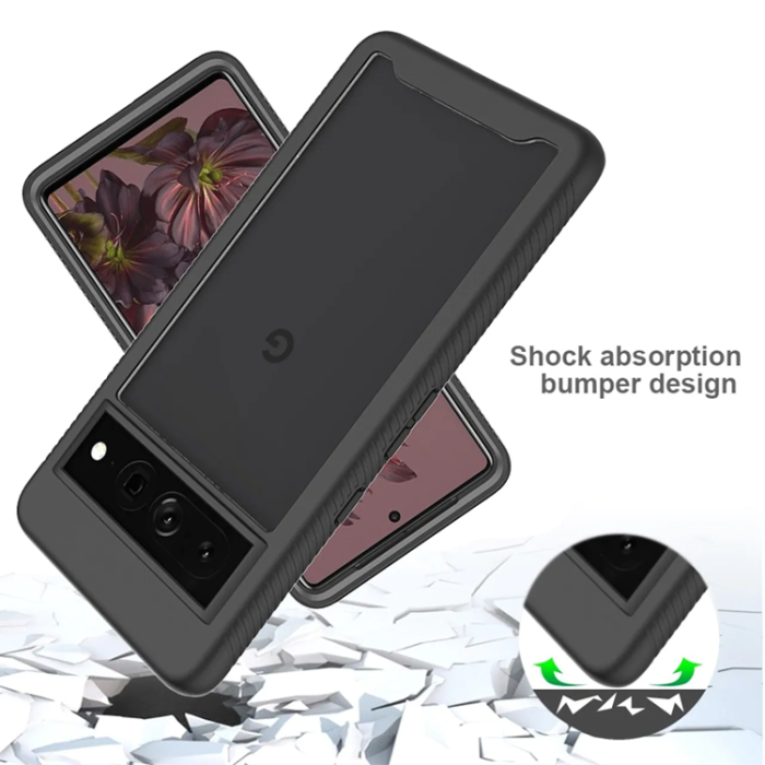 A-One Brand - Google Pixel 7 Pro Skal Acrylic 360 Crystal Clear - Svart