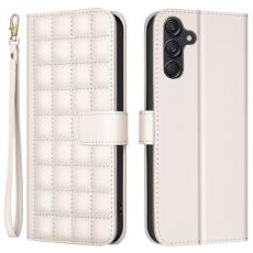BINFEN COLOR - BINFEN Mobilskal till Samsung Galaxy A55 5G KonstL&auml;der Rutig - Beige