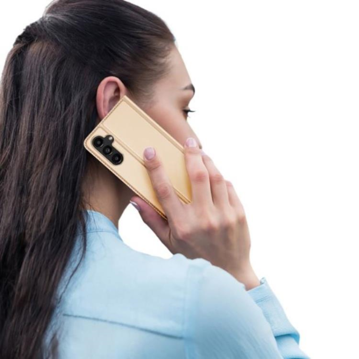 Dux Ducis - Dux Ducis Galaxy A24 4G Plånboksfodral Skin Pro - Guld
