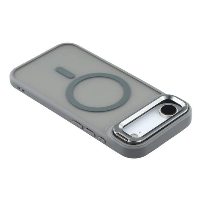 A-One Brand - iPhone Air Mobilskal MagSafe Lins Kickstand - Titangrå