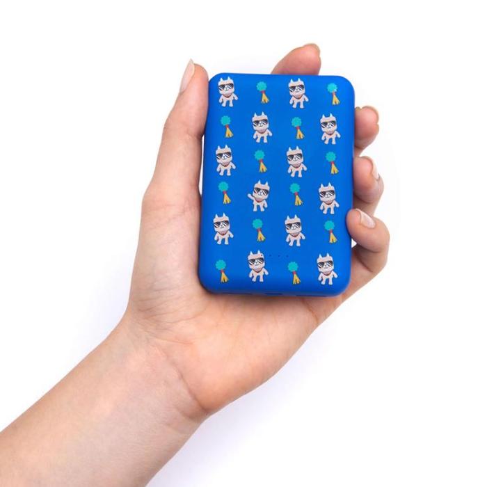 UTGATT - MOB Powerbank 10000 mAh Enhörning - Blå