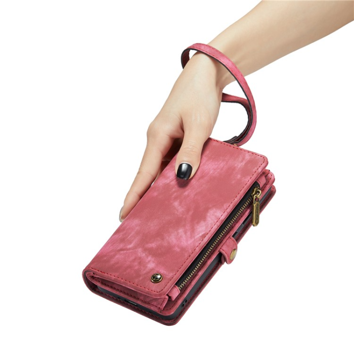 Caseme - Caseme Galaxy A34 5G Plånboksfodral Detachable - Röd