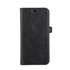 BUFFALO - BUFFALO äkta läder iPhone 14 Plus Plånboksfodral - Svart