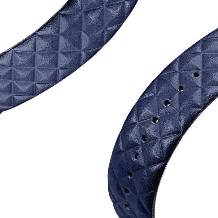 Dux Ducis - Dux Ducis Apple Watch 2/3/4/5/6/7/8/SE (41/40/38 mm) Armband Äkta Läder - Blå