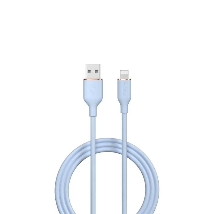 Devia - Devia USB Till Lightning 1.2m Kabel 2.4A Jelly EC630 - Blå