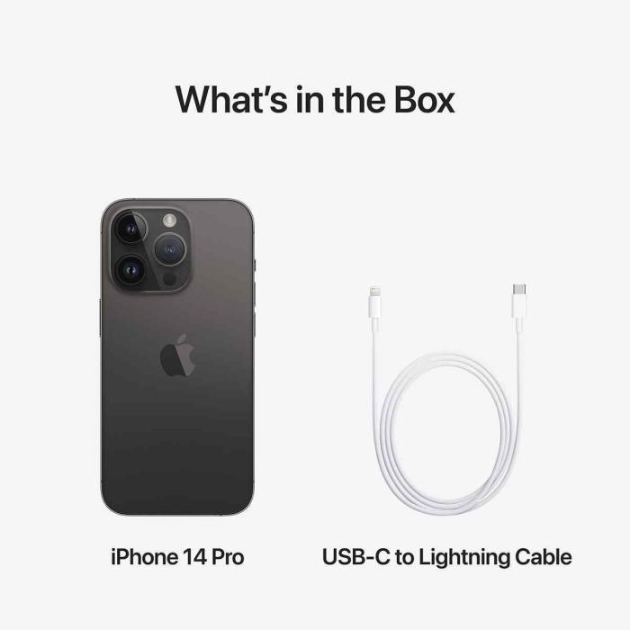 Apple - Apple iPhone 14 Pro 128GB 6GB RAM - Svart