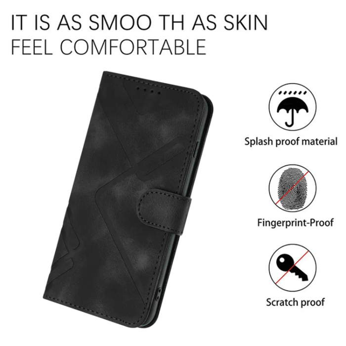 A-One Brand - iPhone 17 Pro Max Plånboksfodral Line - Svart