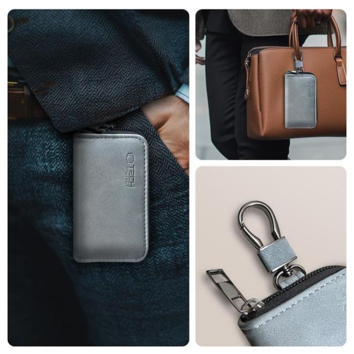 Tech-Protect - Tech-Protect KLR300 Keyless RFID Fodral Signal Blocker - Grå
