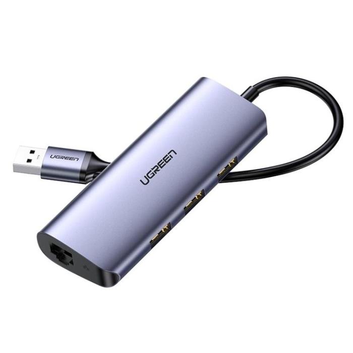 Ugreen - Ugreen Multifunctional Adapter HUB 3 x USB-C - Grå