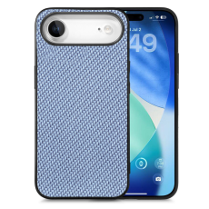 A-One Brand - iPhone Air Mobilskal Carbon Fiber PU Läder - Blå