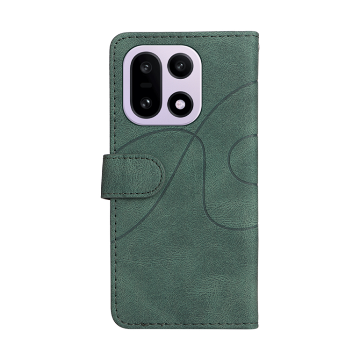 A-One Brand - OnePlus 15 5G Konstläder Plånboksfodral Bi-Färg Splicing Design