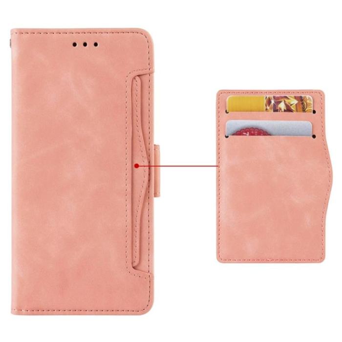 OEM - Sony Xperia 5 IV Plånboksfodral med Flera Kortplatser - Rosa