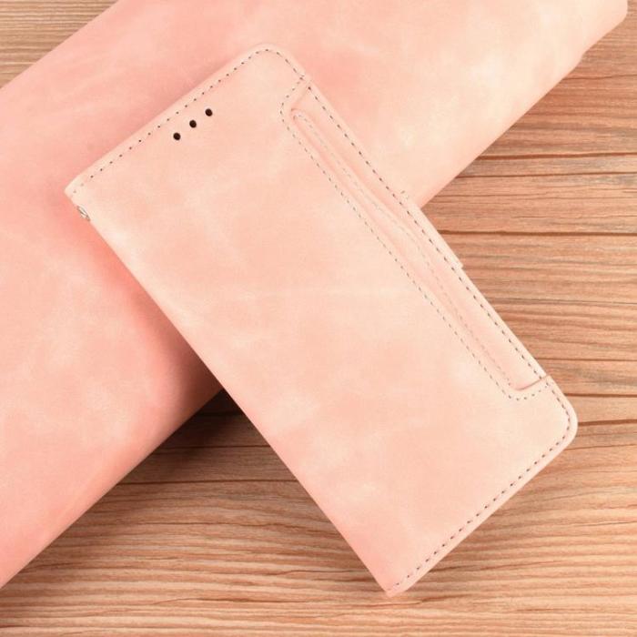 OEM - Sony Xperia 5 IV Plånboksfodral med Flera Kortplatser - Rosa