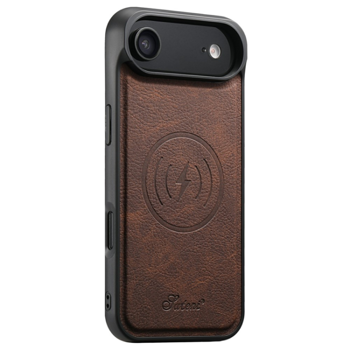 SUTENI - SUTENI iPhone 17 Air Mobilskal MagSafe Kickstand H16 - Brun