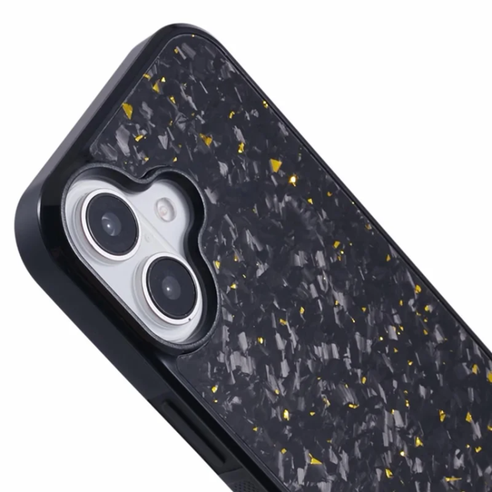 A-One Brand - iPhone 16 Plus Mobilskal Aramid Fiber Forged - Guld