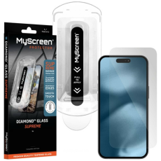 MyScreen - MyScreen H&auml;rdat Glas Sk&auml;rmskydd iPhone 17 Pro Supreme - Clear