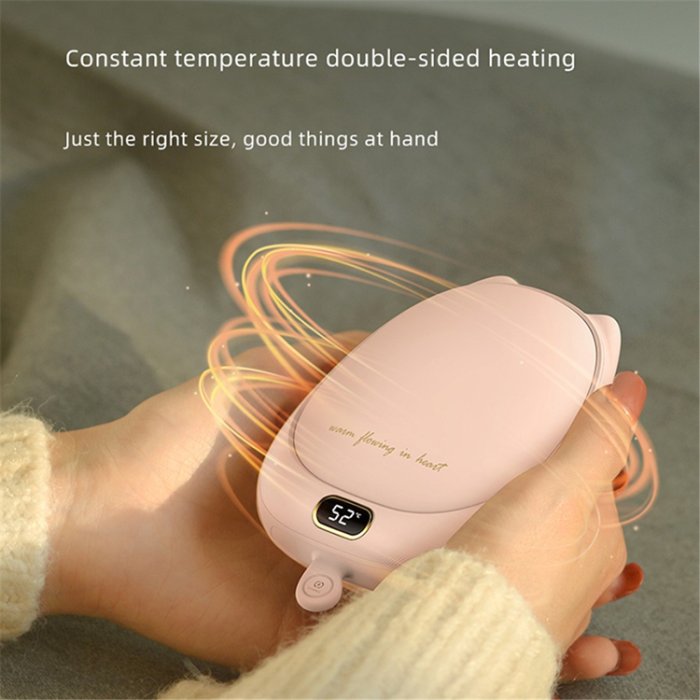 OEM - 2in1 Powerbank 10000mAh med Handvärmare och temperaturkontroll - Grön
