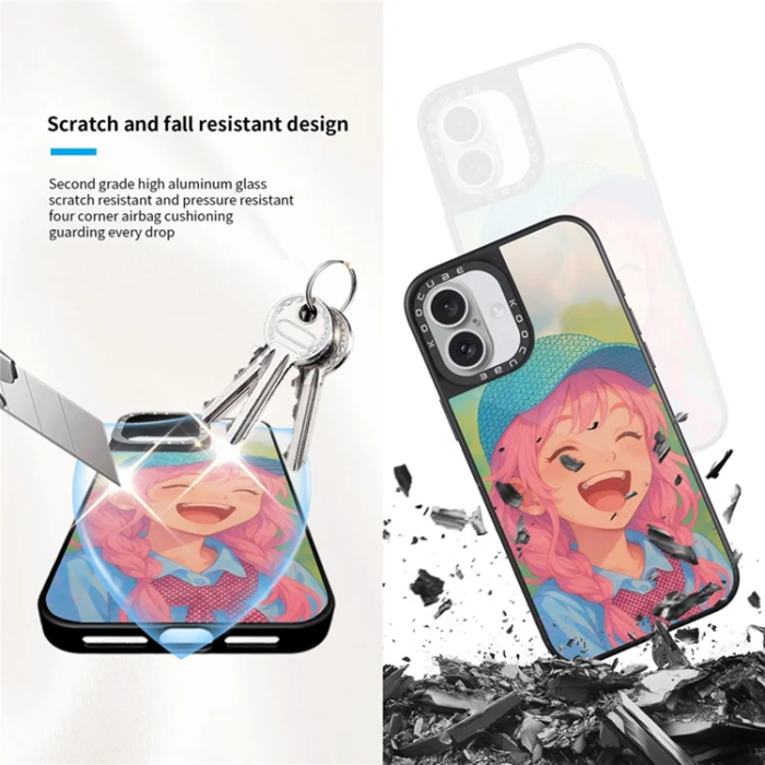 A-One Brand - Mobilskal till iPhone 16 Plus MagSafe Aluminium Silikon