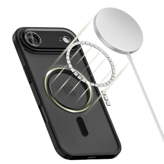 Tech-Protect - Tech-Protect iPhone 17 Air Mobilskal Magsafe med kameraskydd - Svart