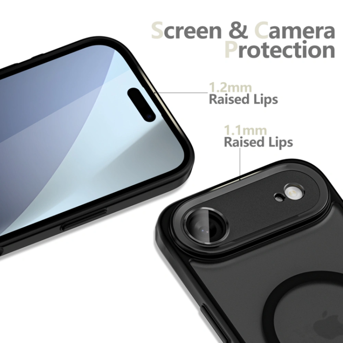 Tech-Protect - Tech-Protect iPhone 17 Air Mobilskal Magsafe med kameraskydd - Svart