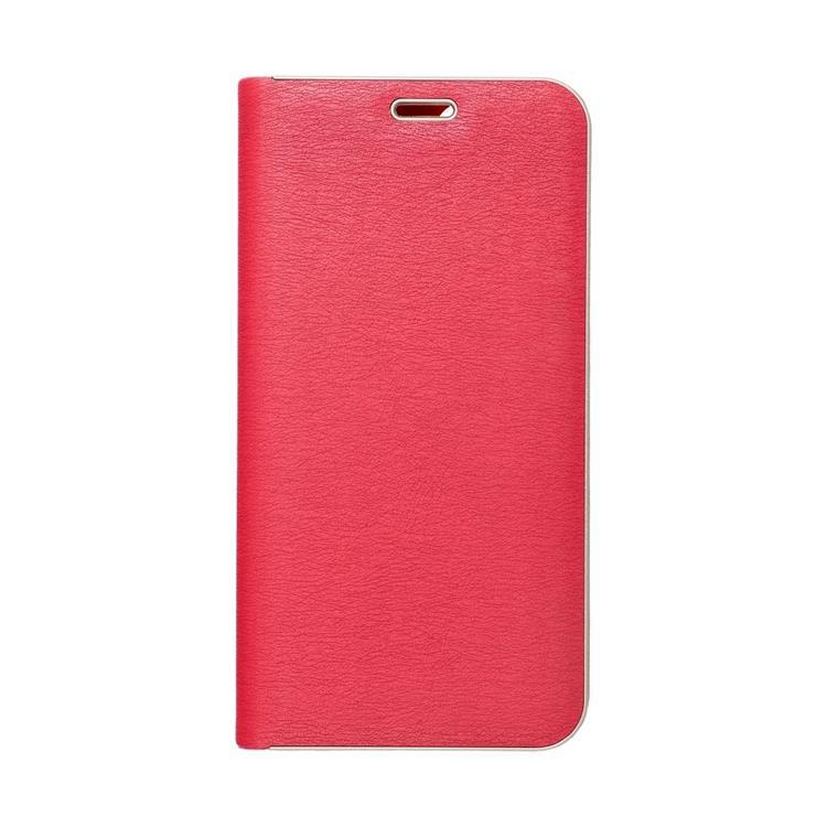 Galaxy S25 Ultra Plånboksfodal Luna Guld - Röd | 2353 | AlltMobil