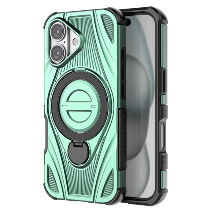 A-One Brand - iPhone 17 Mobilskal MagSafe Magnetic Kickstand - Grön