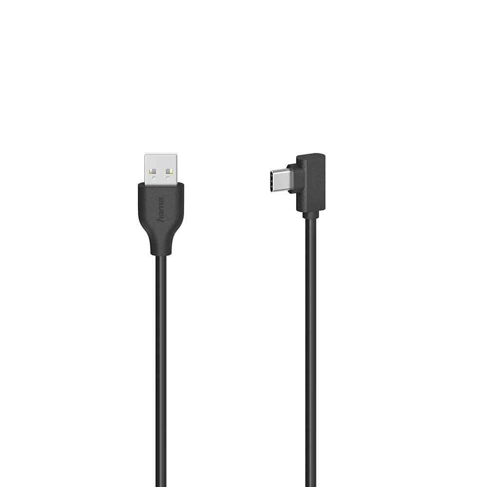 HAMA USB-C till USB-A kabel USB 2.0 480 Mbit/s 0.75m - Svart | 3541 | AlltMobil
