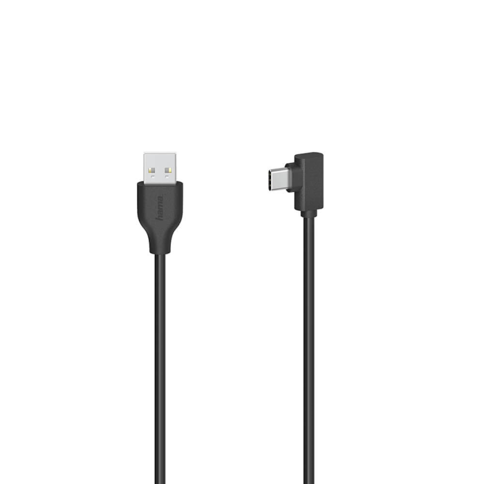 Hama - HAMA USB-C till USB-A kabel USB 2.0 480 Mbit/s 0.75m - Svart