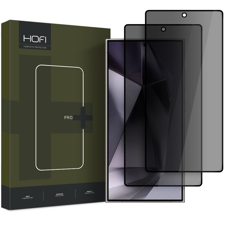 Hofi [2-Pack] Galaxy S25 Ultra Härdat glas Skärmskydd Privacy