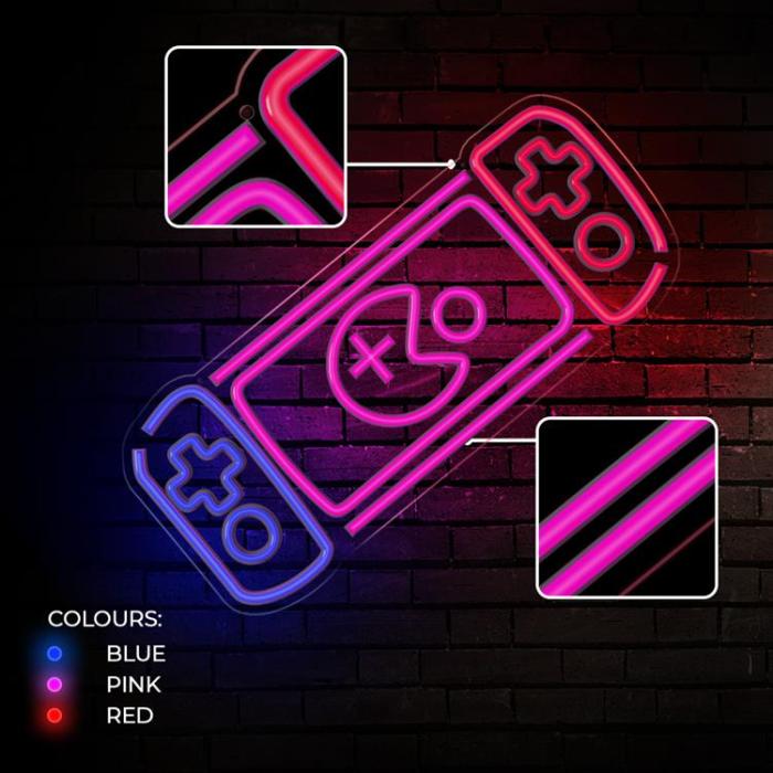 Forever Light - Forever Light Neon LED PLEXI GAME CONSOLE FPNE27 - Flerfärgad