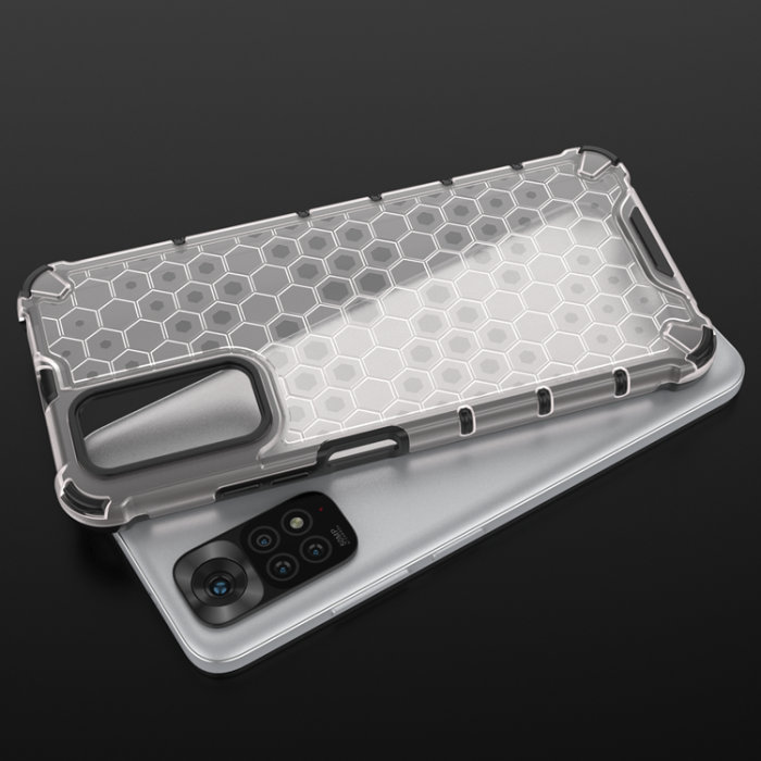 OEM - Xiaomi Redmi Note 11/11S Skal Honeycomb Armored - Blå