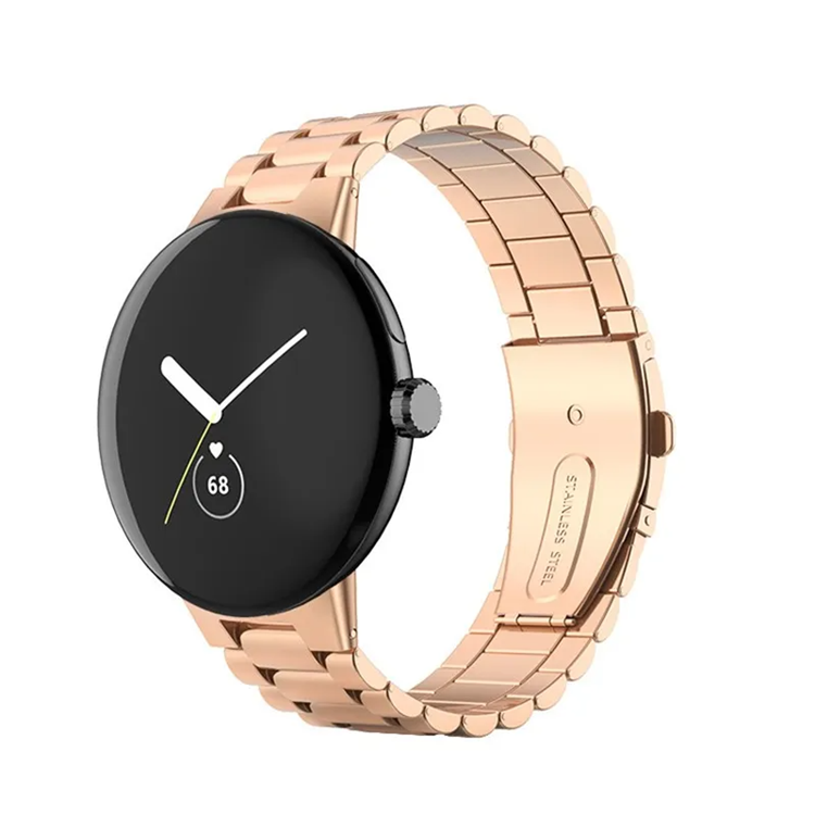Google Pixel Watch Armband Stainless Steel - Rosa Guld | 5123 | AlltMobil