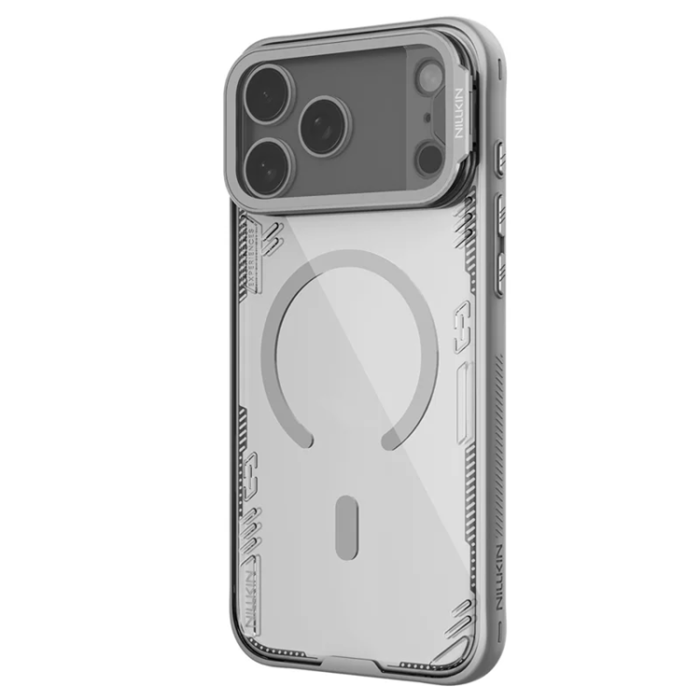 Nillkin - NILLKIN iPhone 17 Pro Max Mobilskal Magsafe Iceblade Prop - Grå