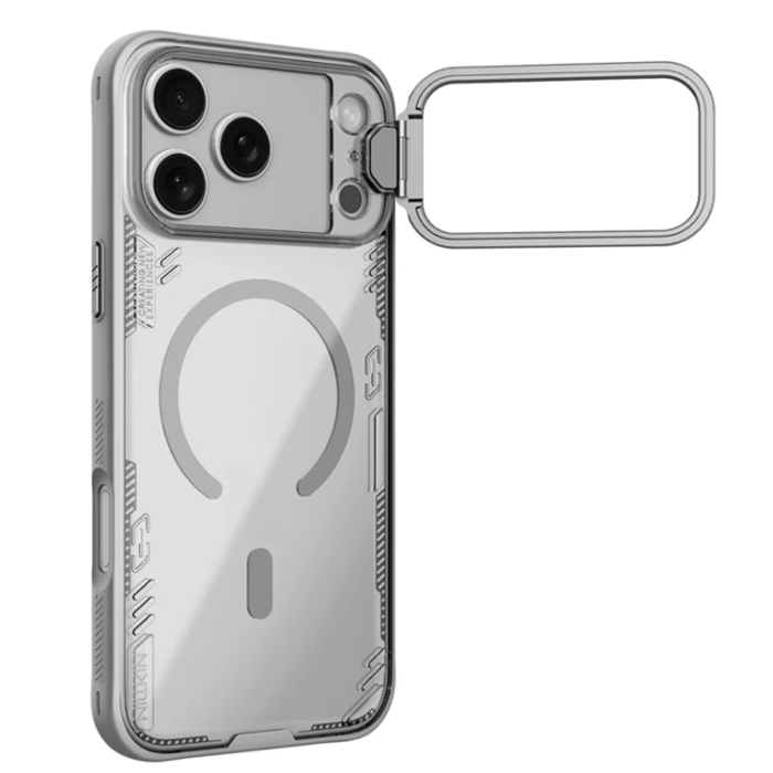 Nillkin - NILLKIN iPhone 17 Pro Max Mobilskal Magsafe Iceblade Prop - Grå