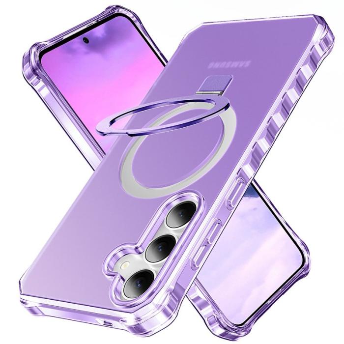 OEM - Mobilskal för Samsung Galaxy S26 Plus Magnetiskt Kickstand - Lila