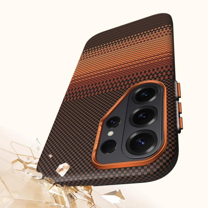 SULADA - Sulada Mobilskal för Samsung Galaxy S26 Ultra Magnetiskt PC + TPU - Orange