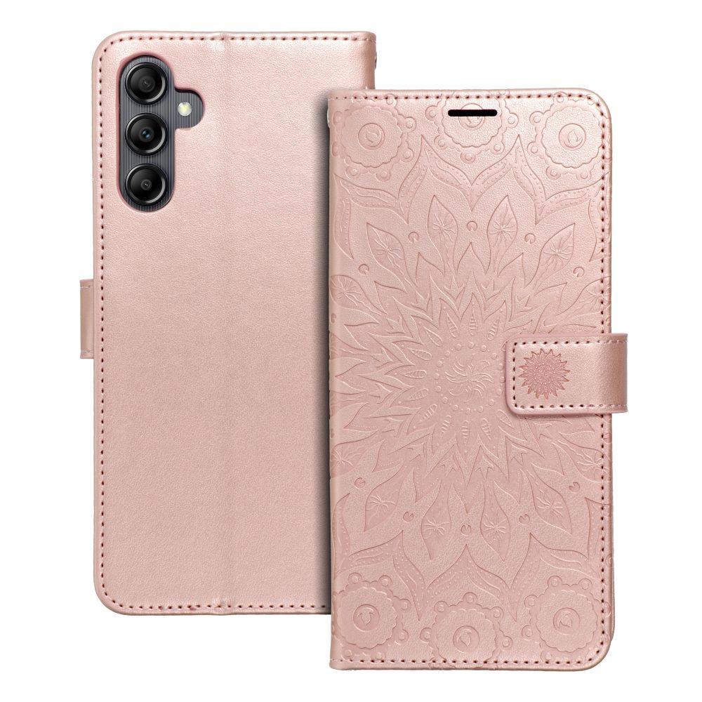 MEZZO plånboksfodral för Samsung A14 4G mandala roséguld