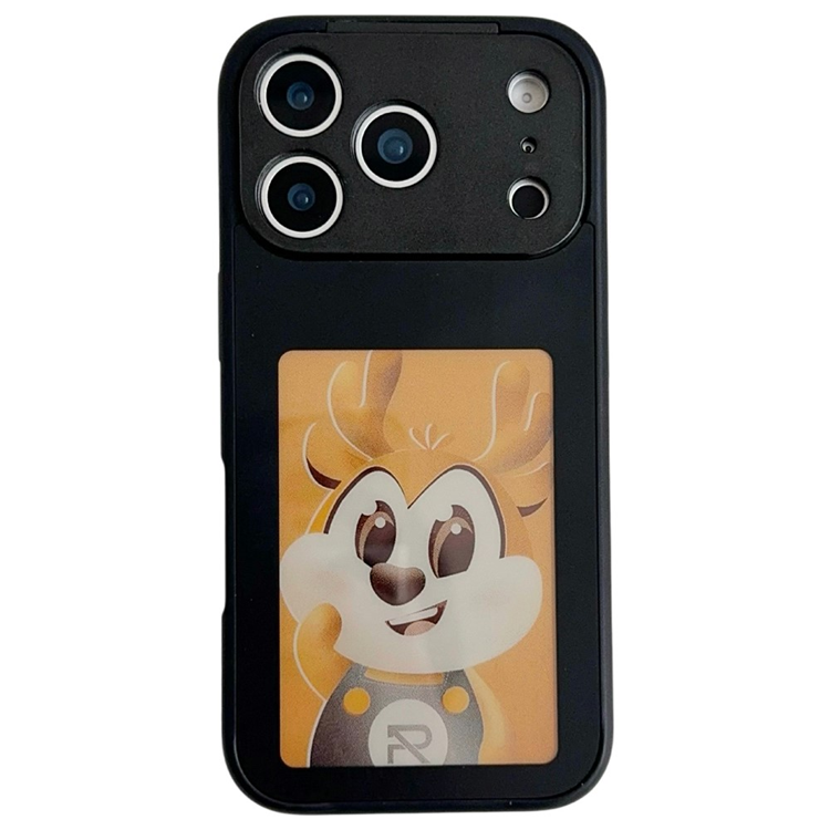 iPhone 17 Pro Max Mobilskal NFC DIY Customized HD Smart E-Ink (Svart) | 2353 | AlltMobil