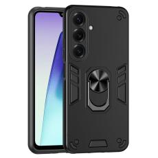 OEM - Mobilskal f&ouml;r Samsung Galaxy S26 PC + TPU St&ouml;ts&auml;ker med Ring - Svart