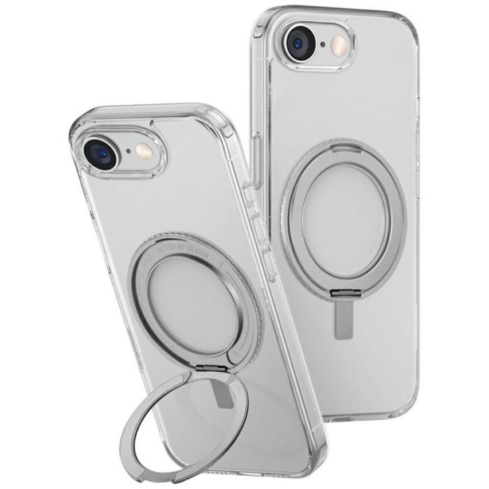 UNIQ - UNIQ iPhone 16e Mobilskal Swivix 360 Kickstand - Clear