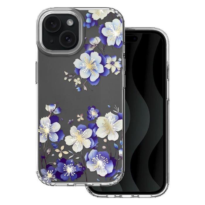 OEM - iPhone 15 Mobilskal IMD Print - Floral