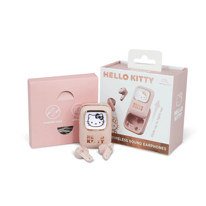 Hello Kitty - Hello Kitty TWS In-Ear Hörlurar Slide - Rosa