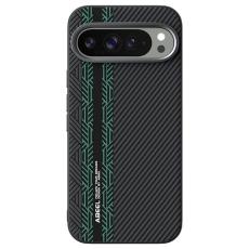 ABEEL - ABEEL Mobilskal till Google Pixel 10 Pro PC TPU Aluminium PU L&auml;der - Textur 2