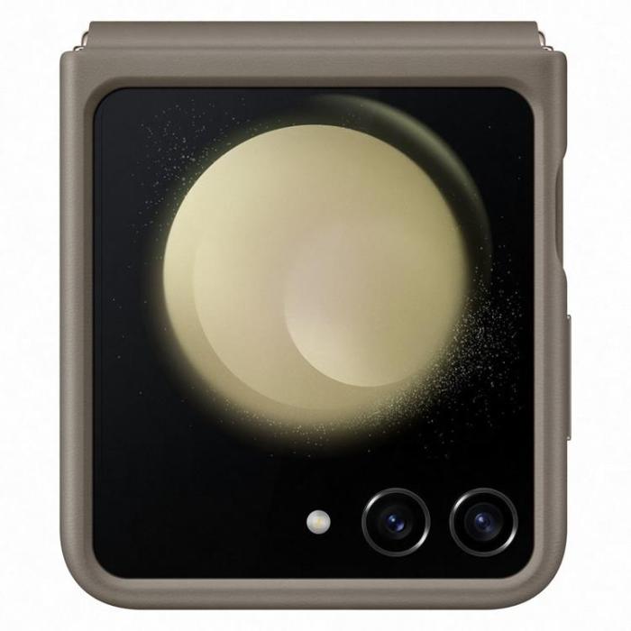 Samsung - Mobilskal till Samsung Galaxy Z Flip 5 Ekologisk Läder - Brun