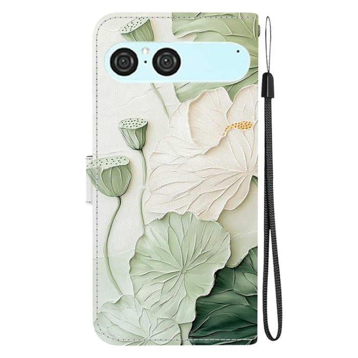 A-One Brand - Sony Xperia 10 VII Plånboksfodral Pattern Printing - Lotus