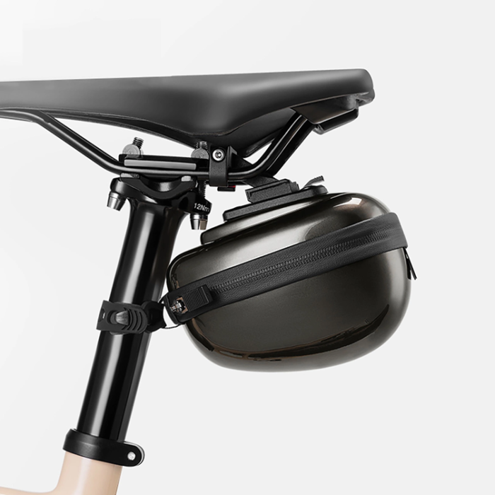 Rockbros - Rockbros Rigid Hard Shell Kompakt Sadelväska 0.4L - Svart