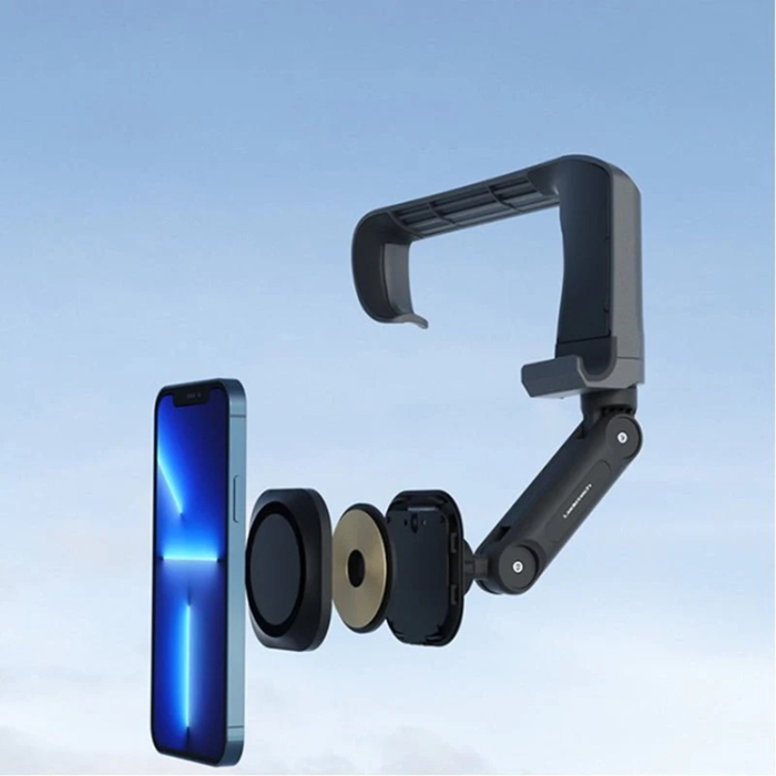 OEM - Magnetisk Bilhållare med 15W Trådlös Laddare för Tesla Model 3/Y